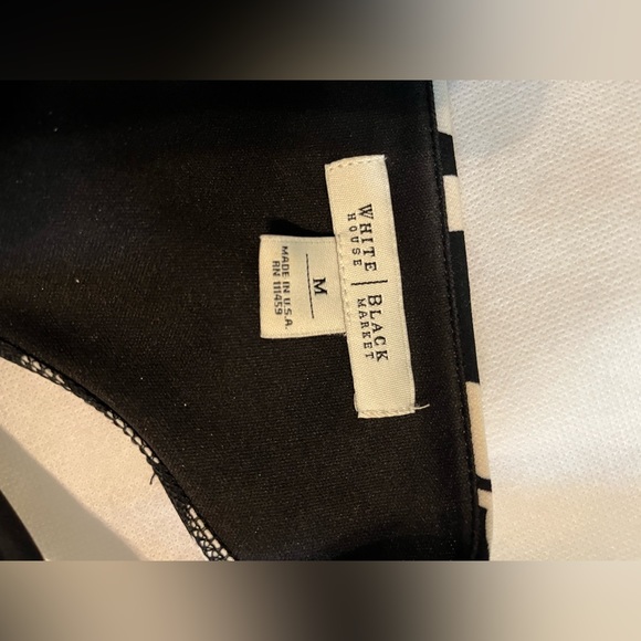 Black and White Floral Dress - Picture 3 of 3